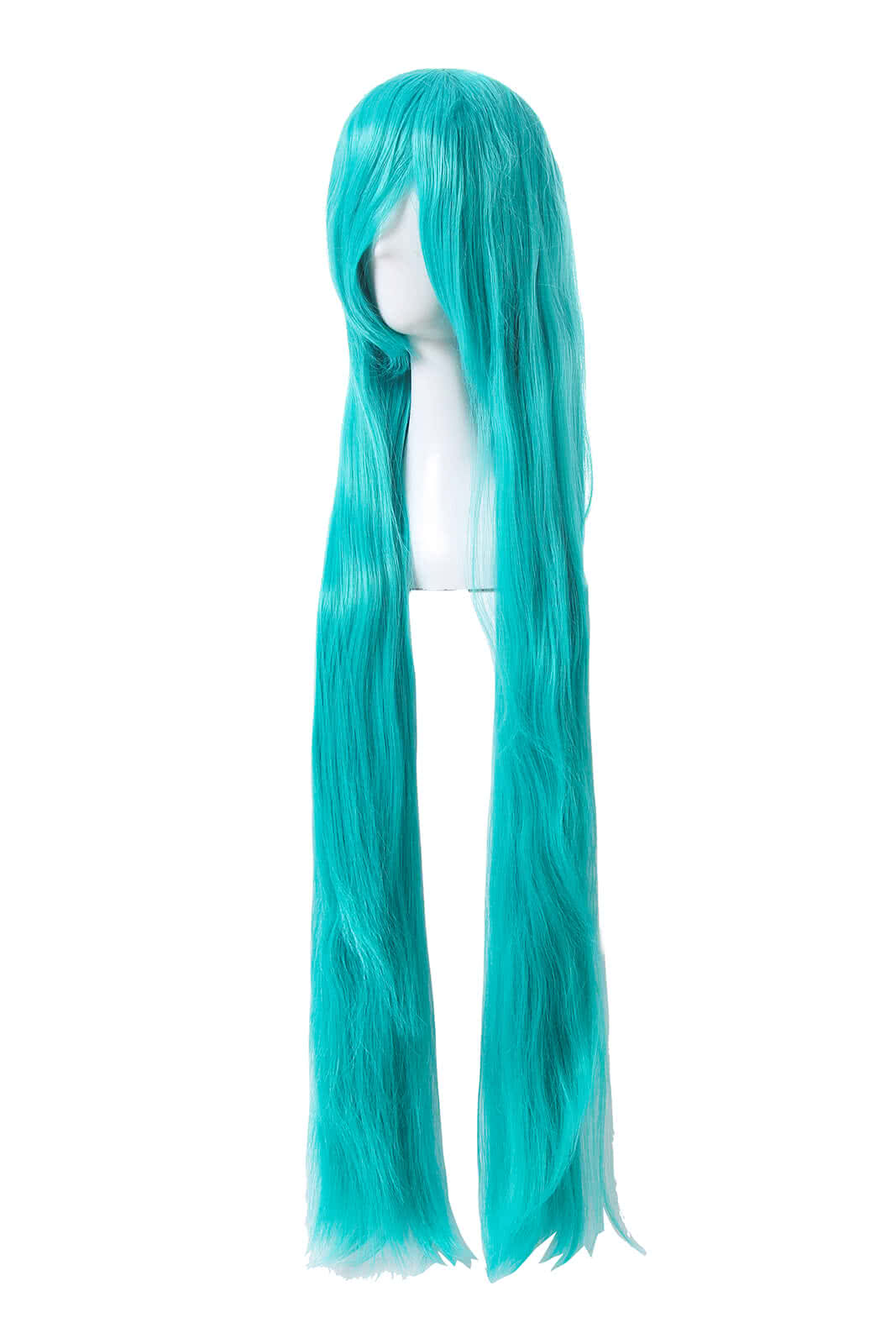 Fashion Woman Long Green Synthetic Woman Wigs
