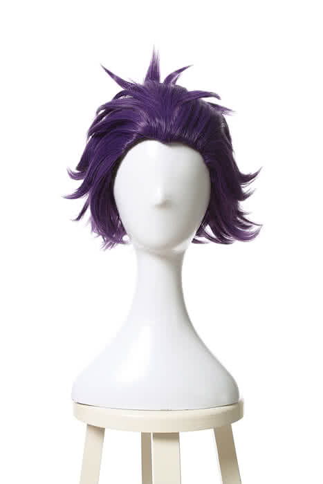 My Hero Academia Shinsou Hitoshi Short Purple Cosplay Wigs