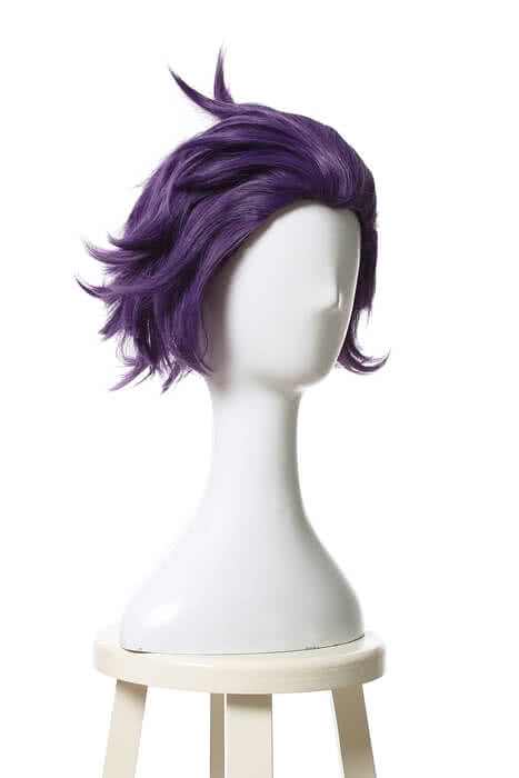 My Hero Academia Shinsou Hitoshi Short Purple Cosplay Wigs