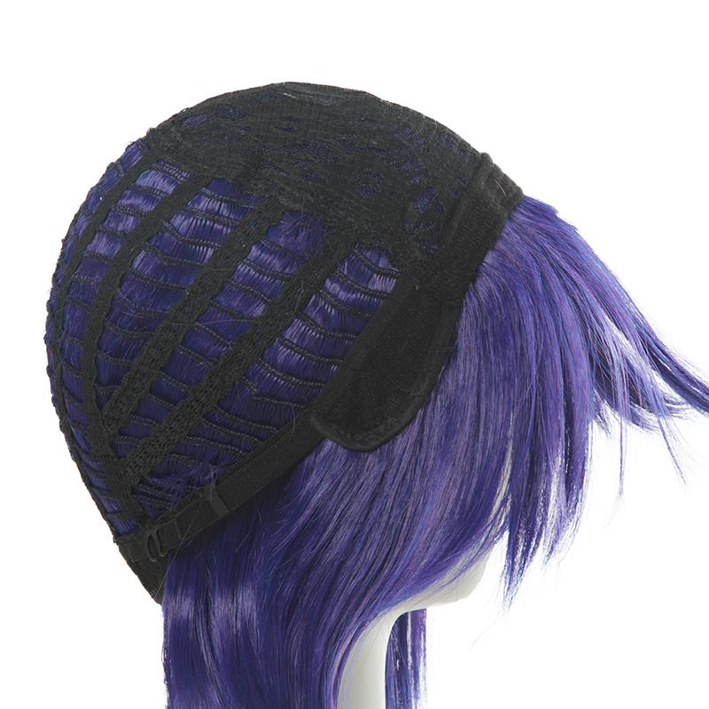 Kakegurui Sayaka Igarashi Purple Mixed Blue Long Straight Cosplay Wigs
