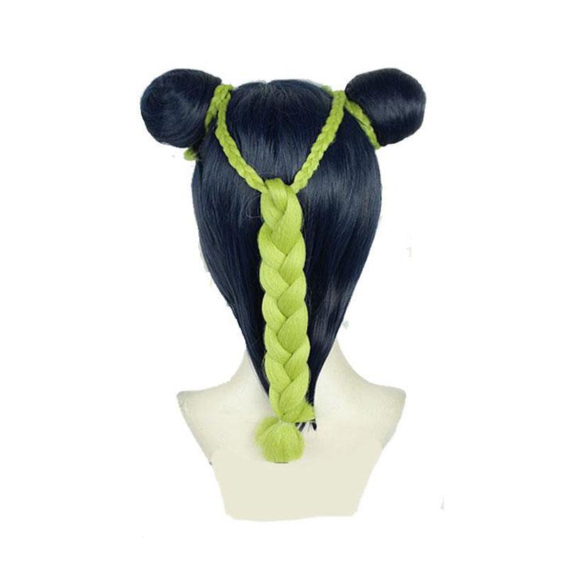 JoJo's Bizarre Adventure Jolyne Cujoh Blue Green Cosplay Wigs