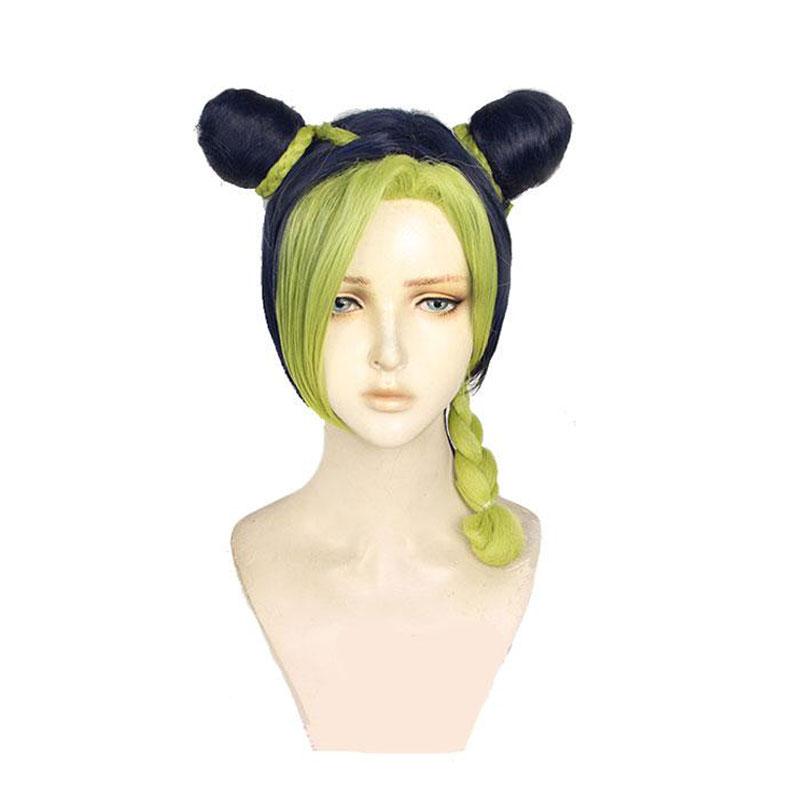 JoJo's Bizarre Adventure Jolyne Cujoh Blue Green Cosplay Wigs