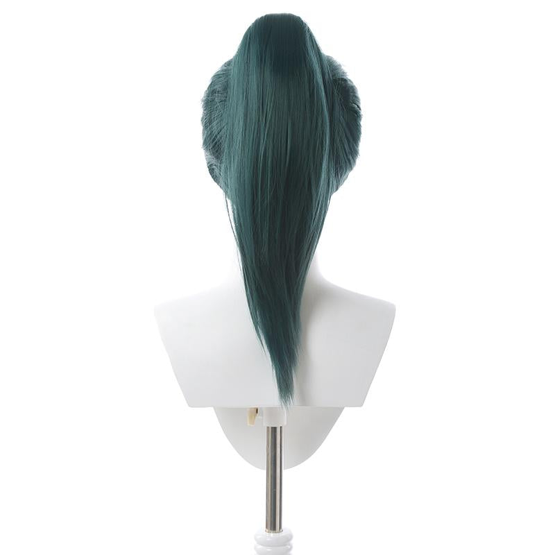 Jujutsu Kaisen Sorcery Fight Zenin Maki Green Ponytail Cosplay Wigs