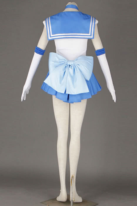 Sailor Moon Sailor Mercury Mizuno Ami Amy Anderson Fighting Uniform Cosplay Costume