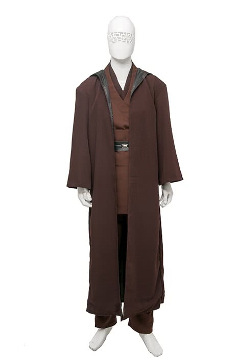 Star Wars Anakin Skywalker Brown Cosplay Costume Outfit