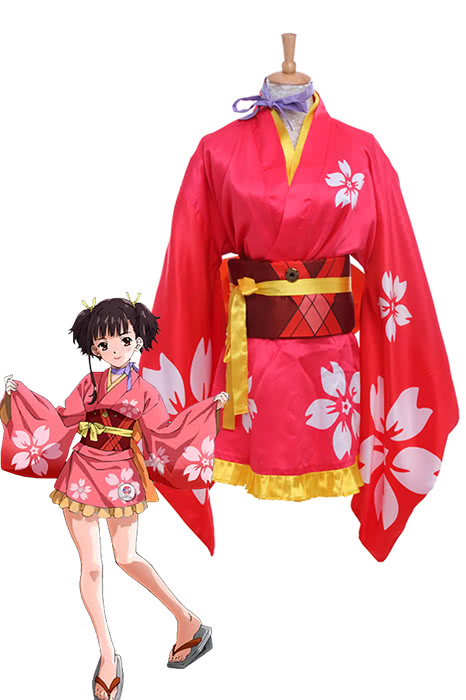 Kabaneri of the Iron Fortress Mumei Hozumi Kimono Cosplay Costumes