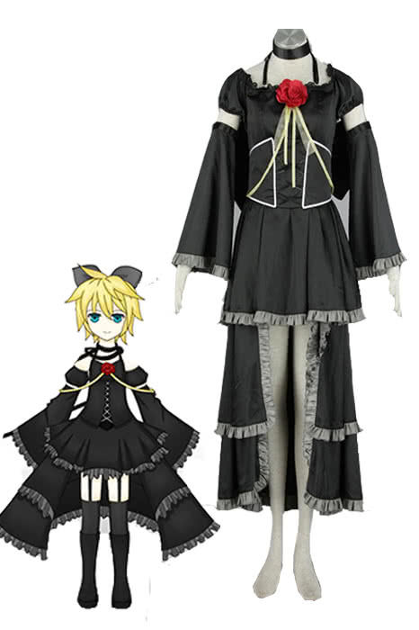 VOCALOID Dark Kagamine Rin Cosplay Costume