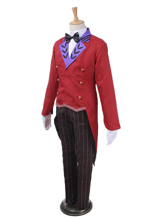 Kagetane Hiruko Costume Black Cosplay Bullet Outfit Coat Hat Cosplay Costume