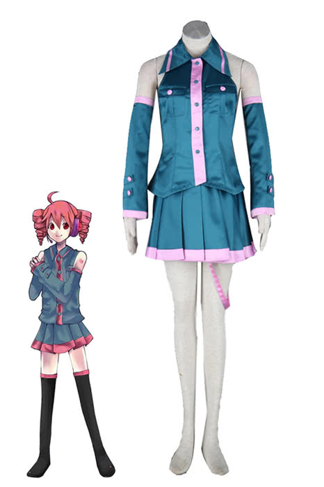 Vocaloid Kasane Teto Cosplay Costume