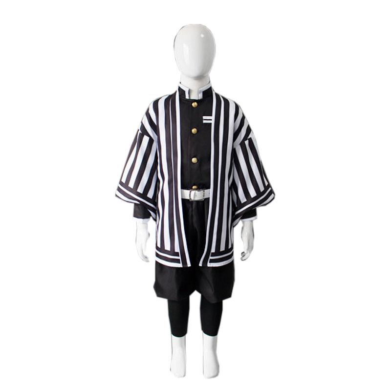 Kid Demon Slayer Iguro Obanai Uniform Cosplay Costume