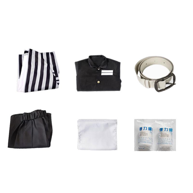 Kid Demon Slayer Iguro Obanai Uniform Cosplay Costume