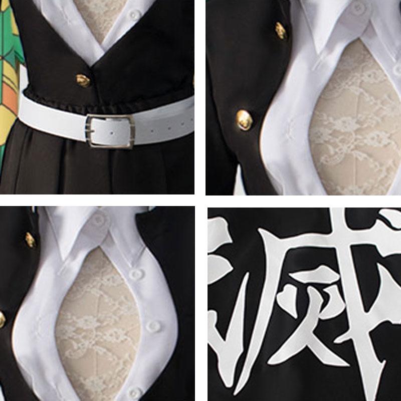 Kid Demon Slayer Kanroji Mitsuri Uniform Cosplay Costume