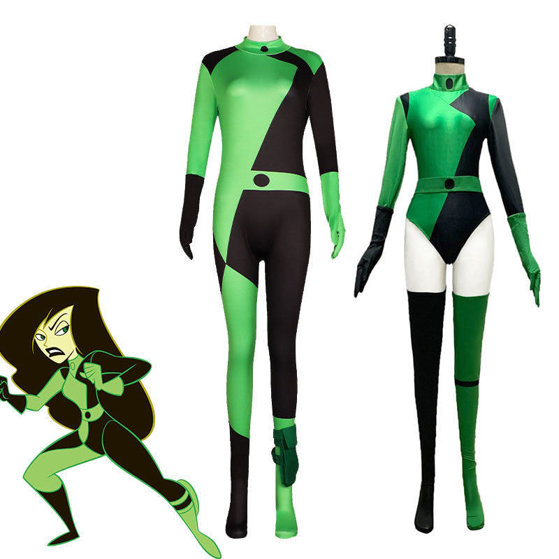 Kim Possible Shego Cosplay Costume