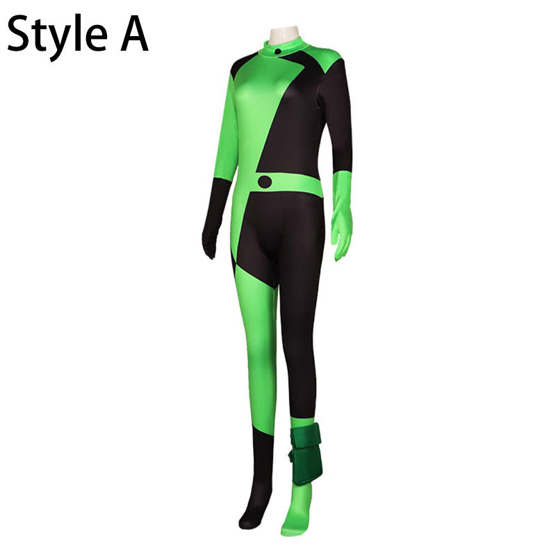 Kim Possible Shego Cosplay Costume