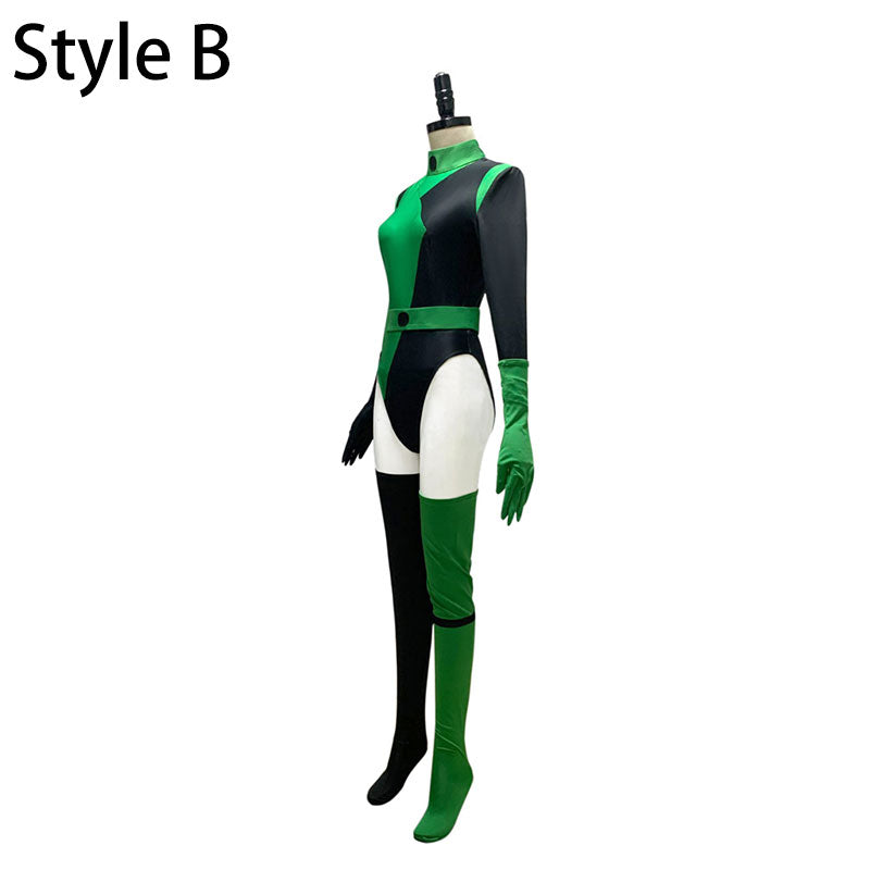 Kim Possible Shego Cosplay Costume