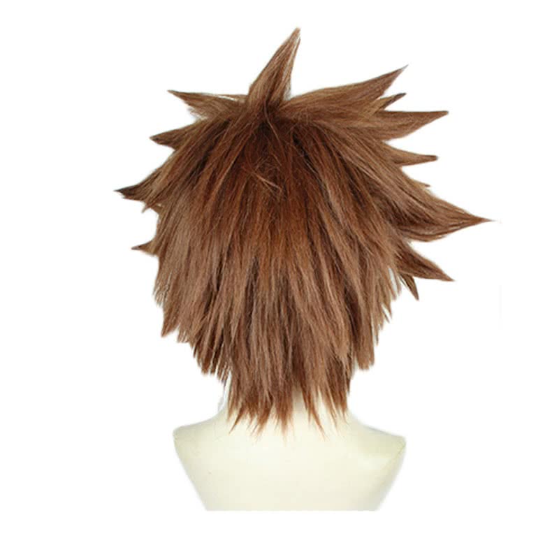 Kingdom Hearts Sora 3th Ver Short Brown Cosplay Costume