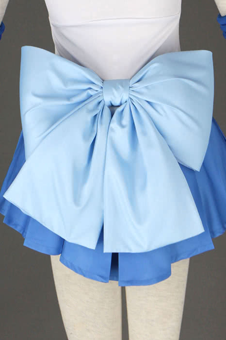 Sailor Moon Sailor Mercury Mizuno Ami Amy Anderson Fighting Uniform Cosplay Costume