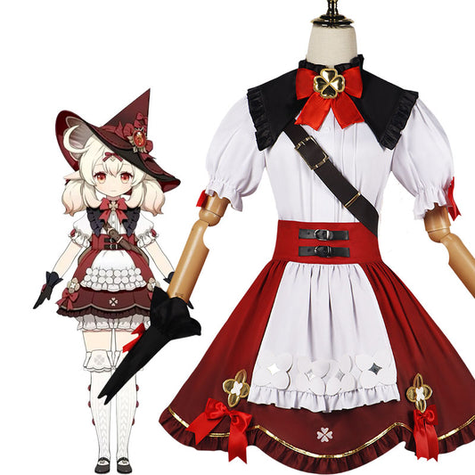 Genshin Impact Blossoming Starlight Klee Cosplay Costume