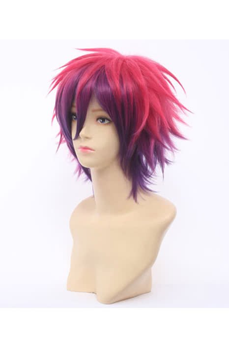 No Game No Life Sora Cosplay Wigs Gradient color Hair Wigs