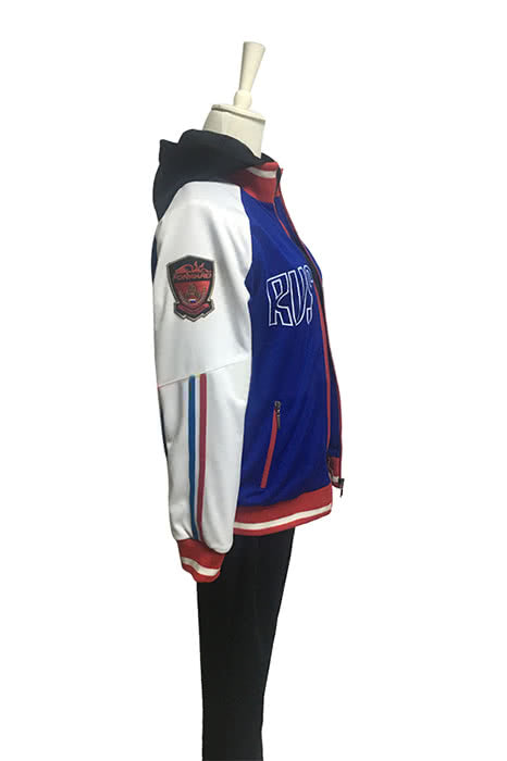 Yuri on Ice Yuri Plisetsky Cosplay Costumes Blue Sportswear Suits