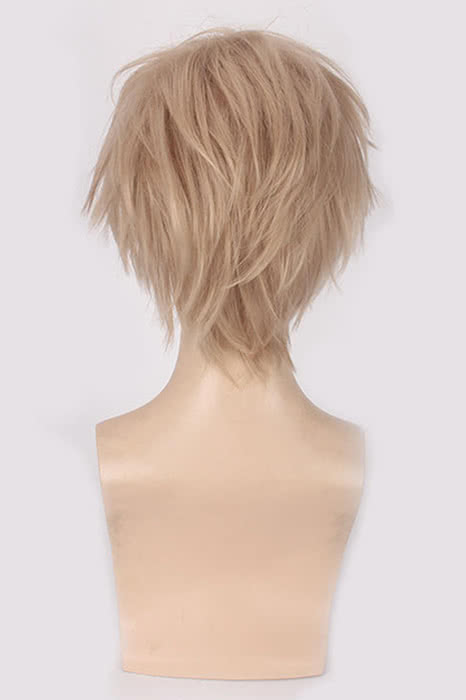 Kiss Him, Not Me Hayato Shinomiya Synthetic Cosplay Wigs Men Short Flaxen Hair Wigs