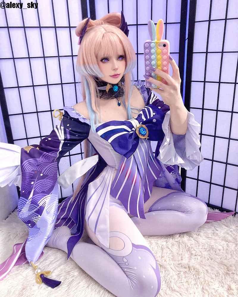【In Stock】Genshin Impact Sannomiya Kokomi Cosplay Costume
