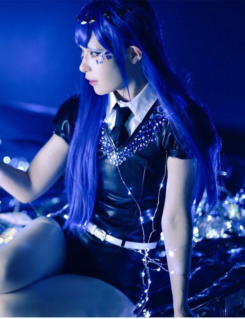Land of the Lustrous Houseki no Kuni Lapis lazuli Purple Cosplay Wigs