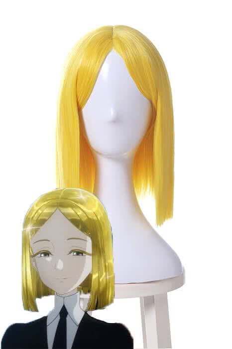 Land of the Lustrous Houseki no Kuni Yellow Diamond Short Yellow Synthetic Cosplay Wigs