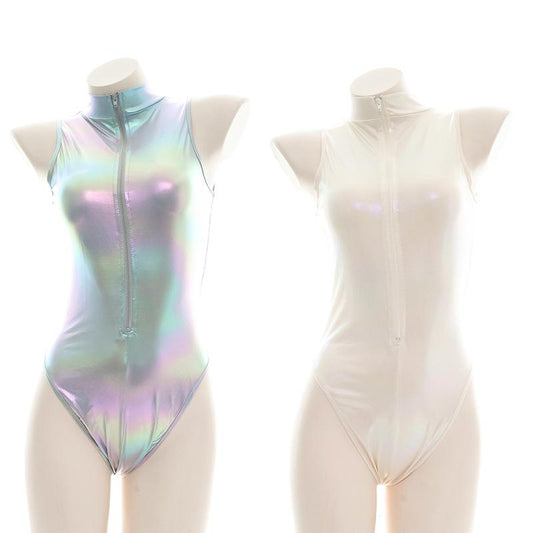 Laser Bodysuit 2 Color Swimsuit Cosplay Costume