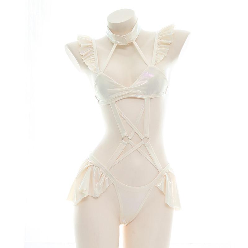 Sexy Backless Red Plush Cheongsam Cosplay Costume