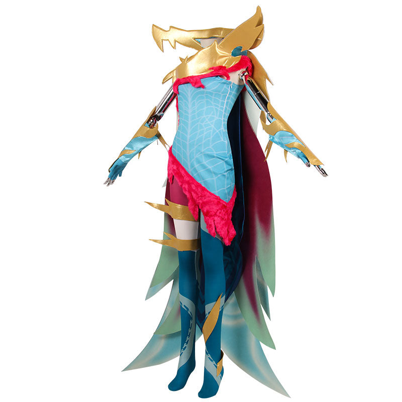 League Of Legends LOL Fae Dragon Ashe Cosplay Costume