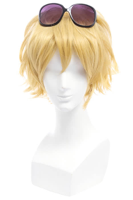 LOL Ezreal Short Golden Game Cosplay Wigs