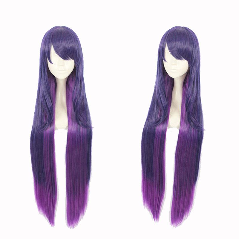 League of Legends Star Guardian Syndra Game Purple Long Straight Cosplay Wigs