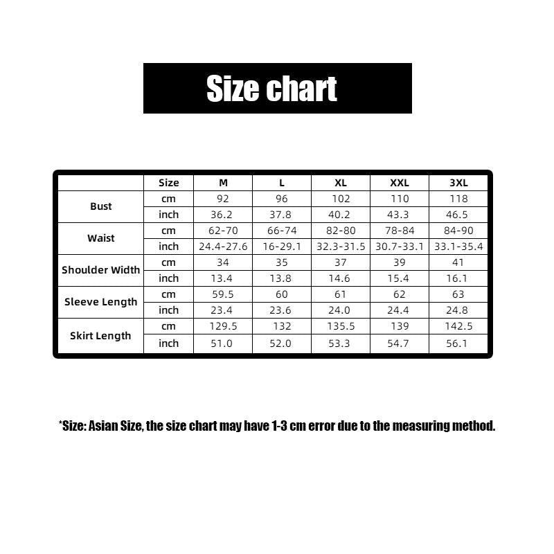 Women Renaissance Victorian Medieval Long Bubble Sleeves Dress