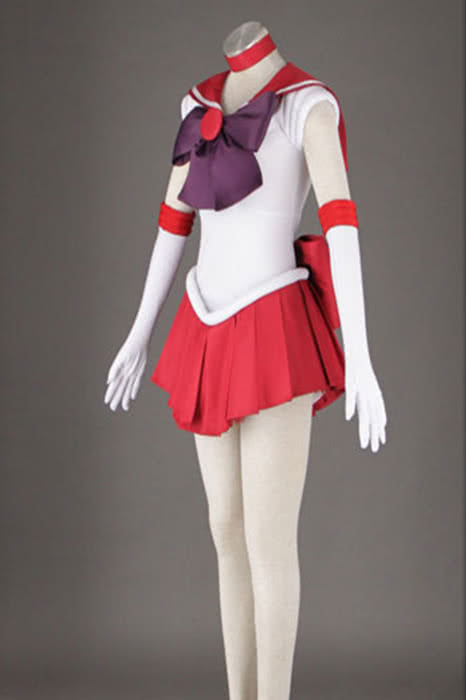 Anime Sailor Moon Rei Hino / Sailor Mars Fancy Dress Cosplay Costume