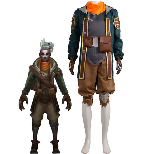 LOL Arcane League of Legends Ekko Cosplay Costume