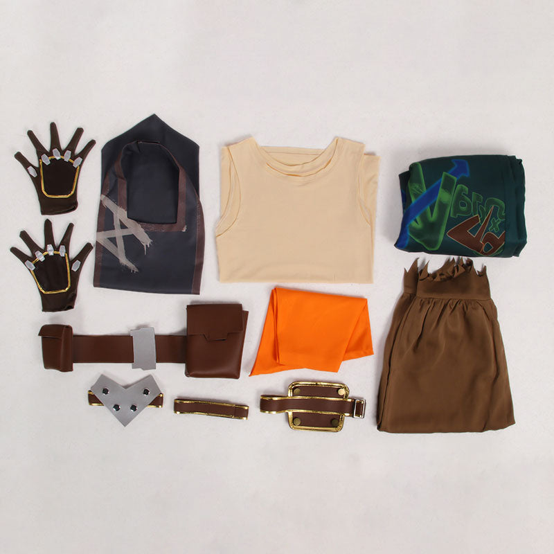 LOL Arcane League of Legends Ekko Cosplay Costume