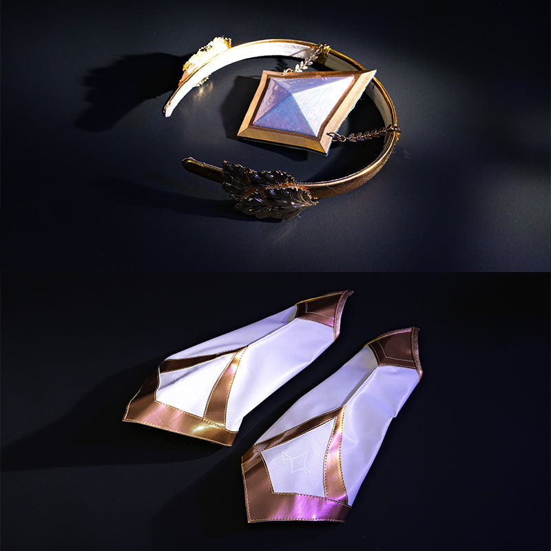 LOL League of Legends Elementalist Lux Cosplay Costume
