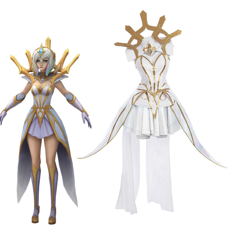 LOL League of Legends Elementalist Lux Cosplay Costume
