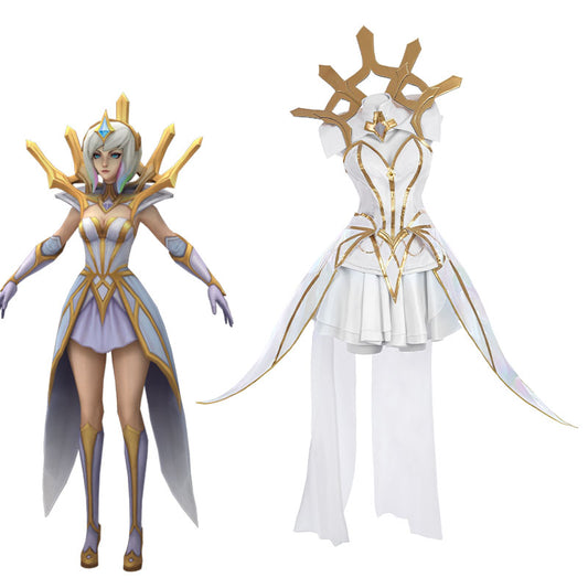 LOL League of Legends Elementalist Lux Cosplay Costume