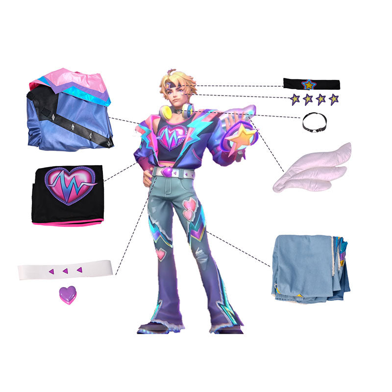 League Of Legends LOL Lovestruck Ezreal Cosplay Costume