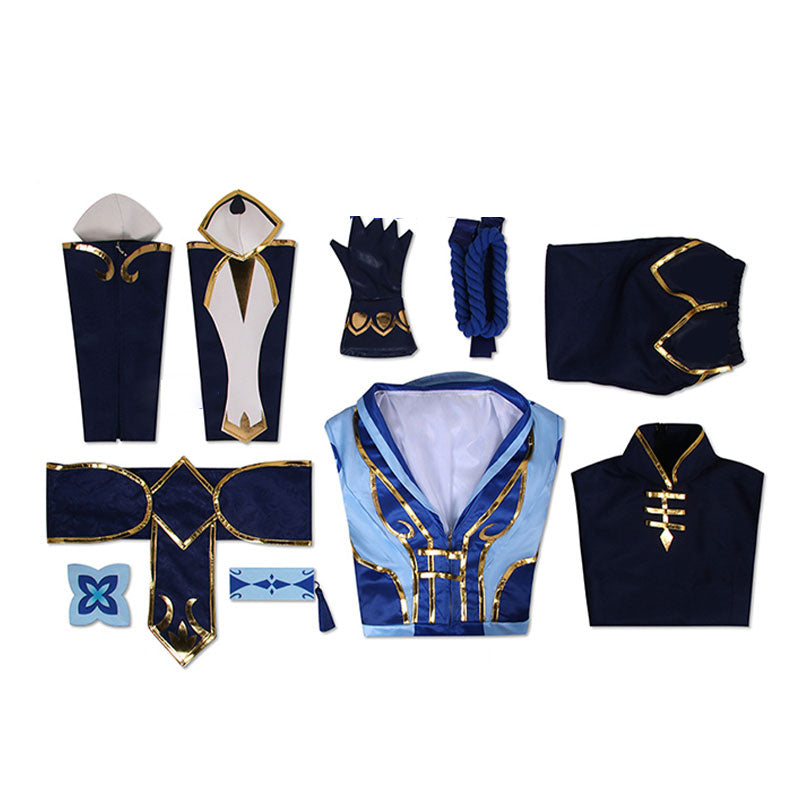 LOL League Of Legends Porcelain Ezreal Cosplay Costume