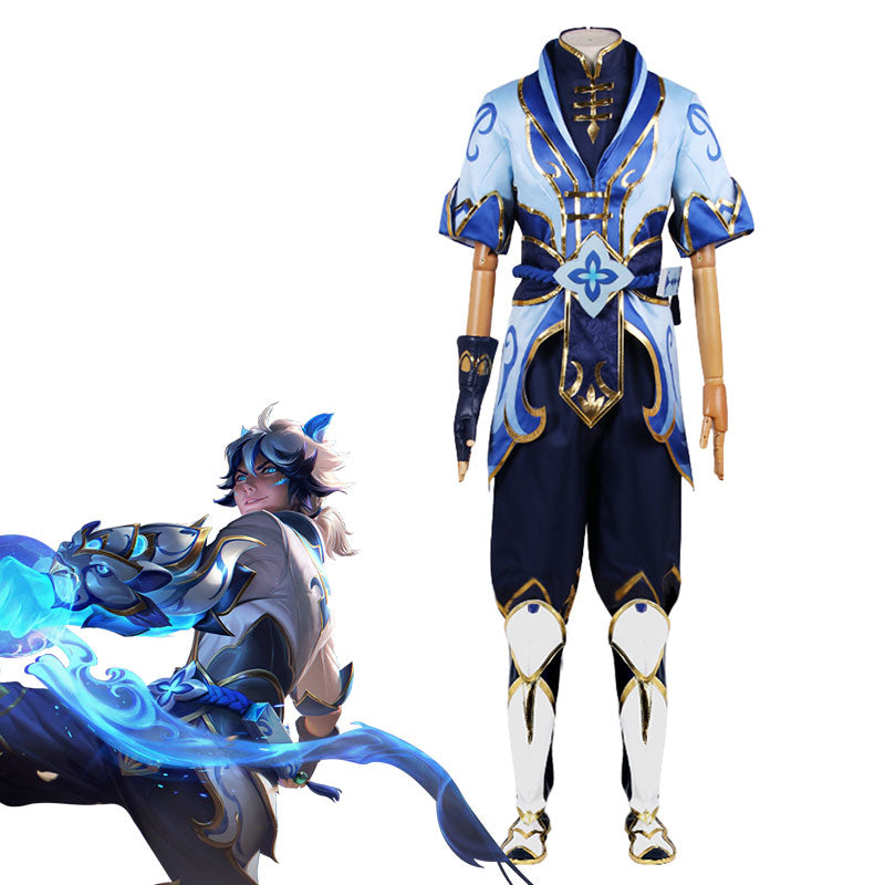 LOL League Of Legends Porcelain Ezreal Cosplay Costume