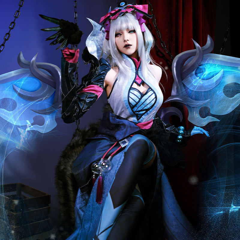 LOL Snow Moon Morgana Cosplay Costume