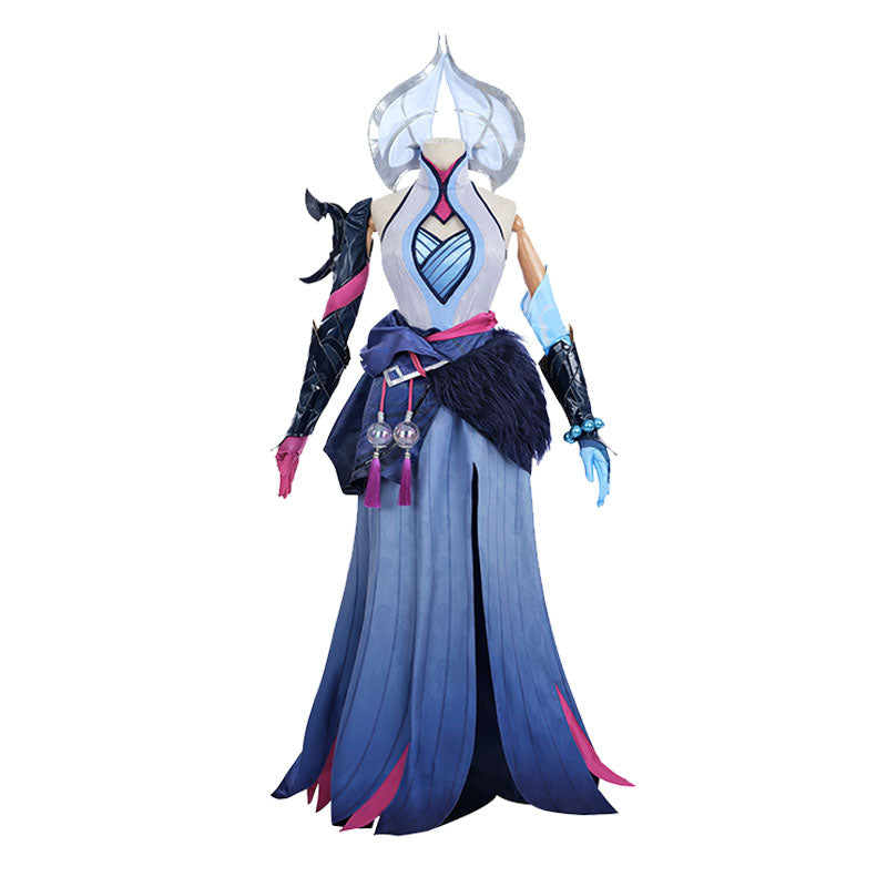 LOL Snow Moon Morgana Cosplay Costume