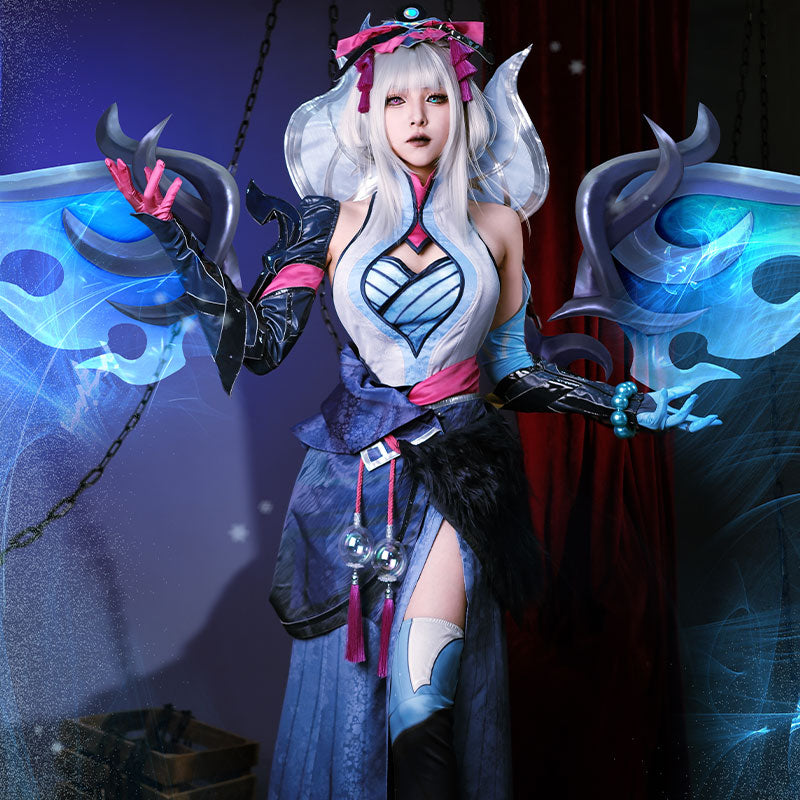 LOL Snow Moon Morgana Cosplay Costume