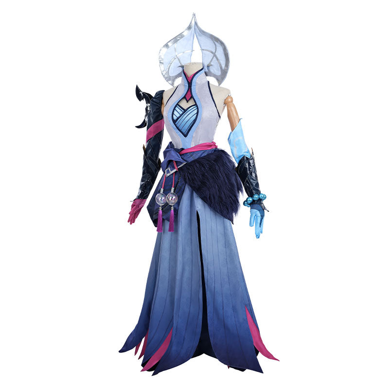 LOL Snow Moon Morgana Cosplay Costume