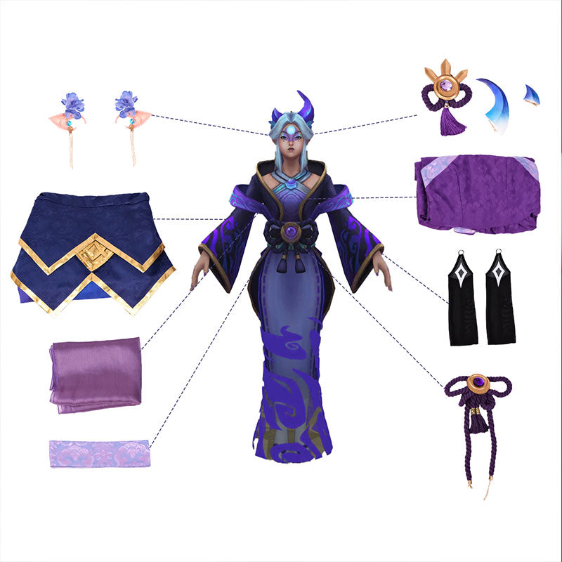 LOL League Of Legends Spirit Blossom Alune Cosplay Costume