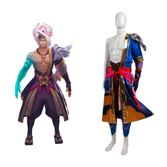 LOL Spirit Blossom Yasuo Cosplay Costume