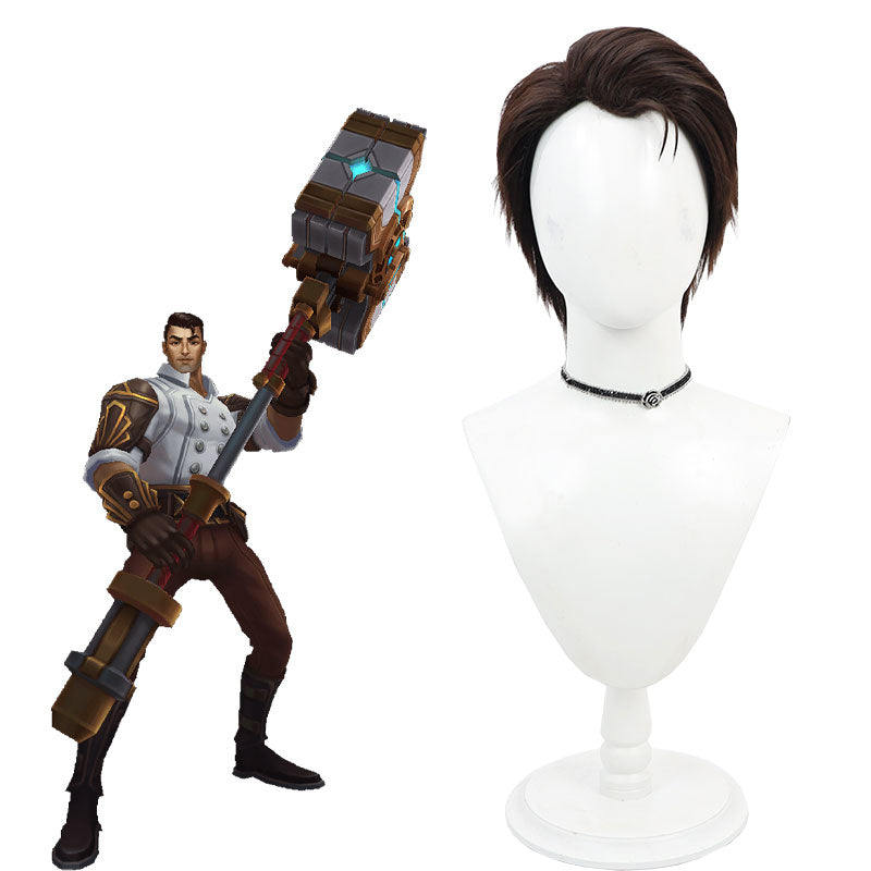 LOL Arcane Jayce Cosplay Wig